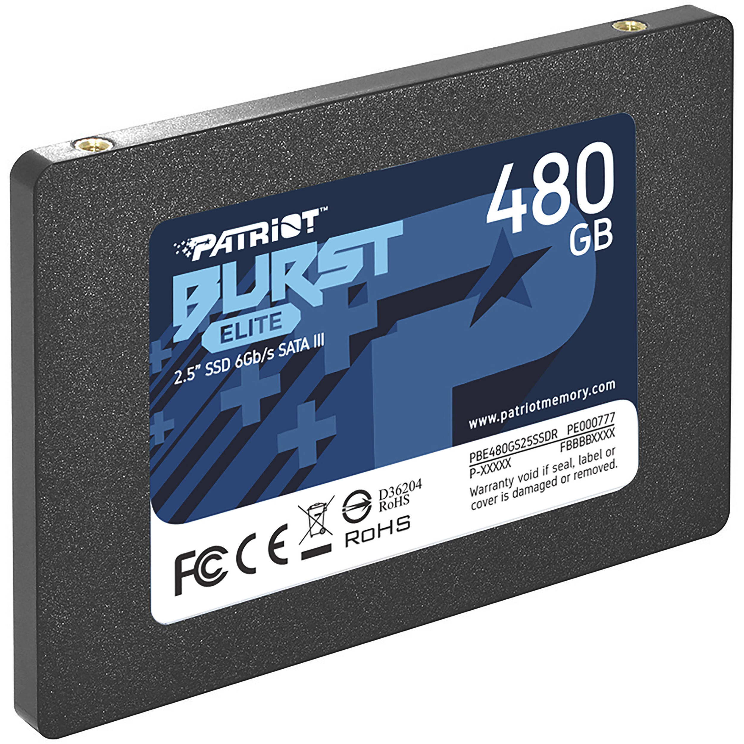 Daxili yaddaş PE000777 PBE480GS25SSDR BURST ELITE 480GB SATA3 SSD