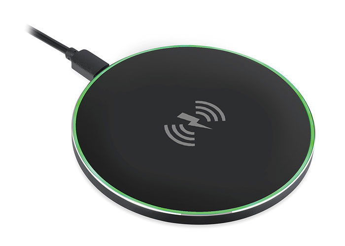 Simsiz şarj SGM S-Link Swapp SW-CWF50 Disk 10.8W / 5W 9V/1.67 or 5V/2A Black Wireless Charger