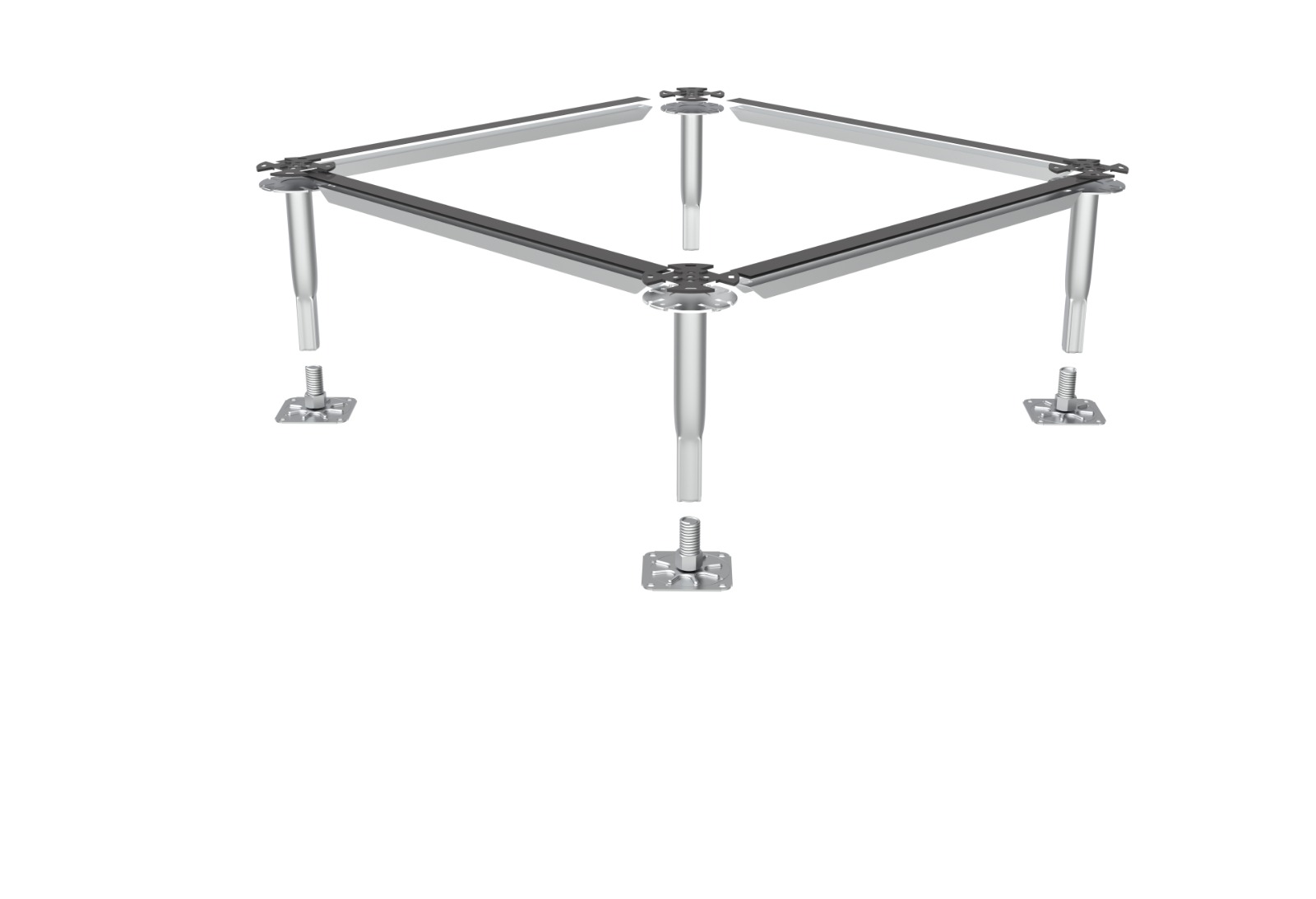 ROUND HEAD PEDESTAL H=39=49SM LNF