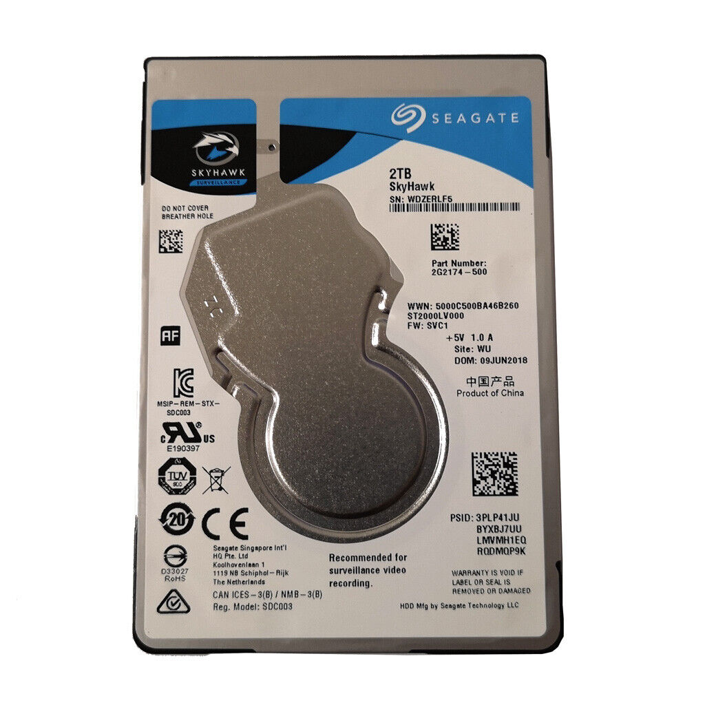 Sərt disk HDD Seagate ST2000LV000 2.5 SATA  3.0 Surveillance 2TB