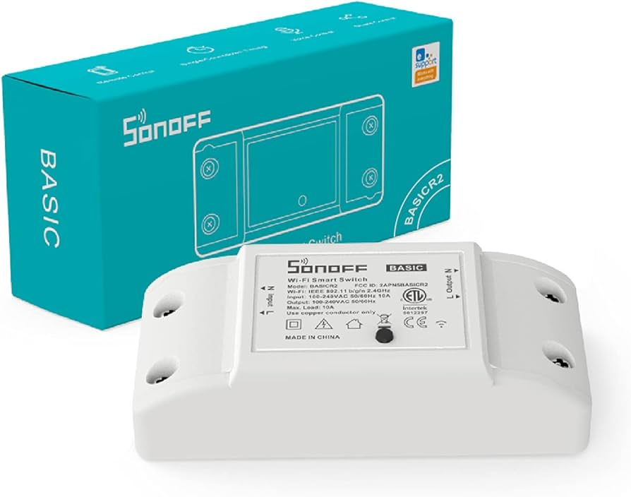 SONOFF BASICR2 wifi rele 1 output / 10A / 220V