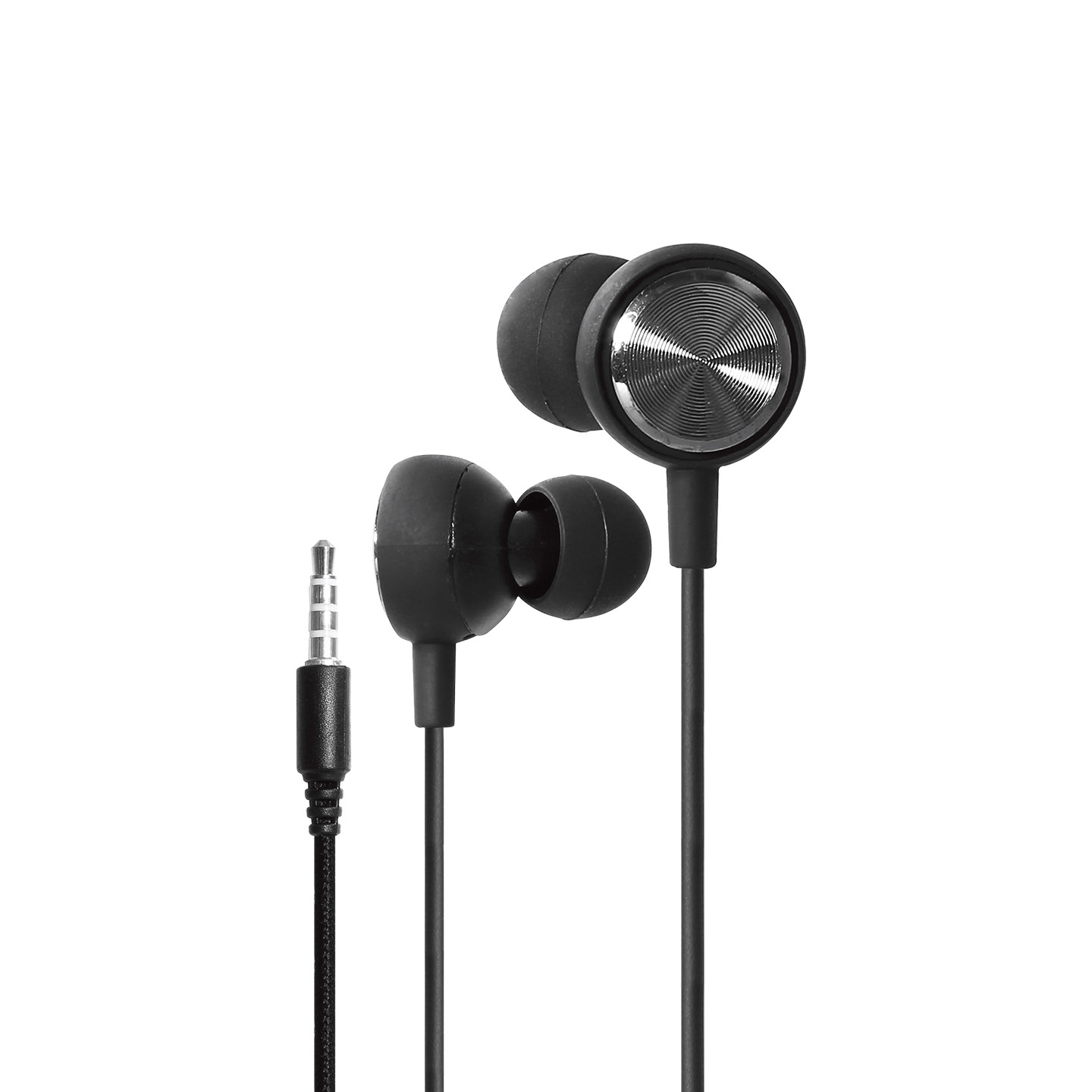 SGM Hytech HY-XK15 HY-XK20 Mobile Phone Compatible In-Ear Black Headset with Microphone