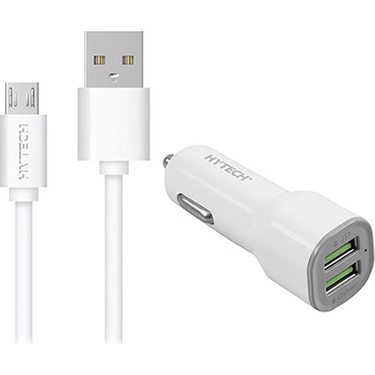 Enerji toplama cihazı SGM Hytech HY-X42 3.4A Fast Charging MicroUSB Wired 2 USB White Car Charger