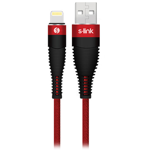 SGM S-link SW-C685 1.2M 3A Lightning Gri Şarj Kablosu