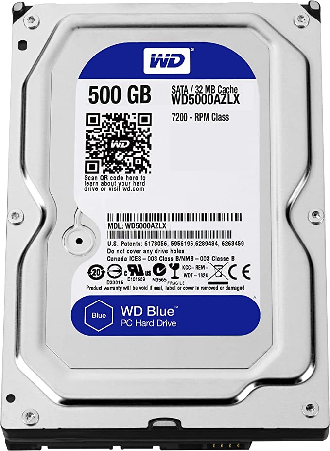 Sərt disk HDD WD 500GB 3,5 SATA INTERNAL BLUE 014990