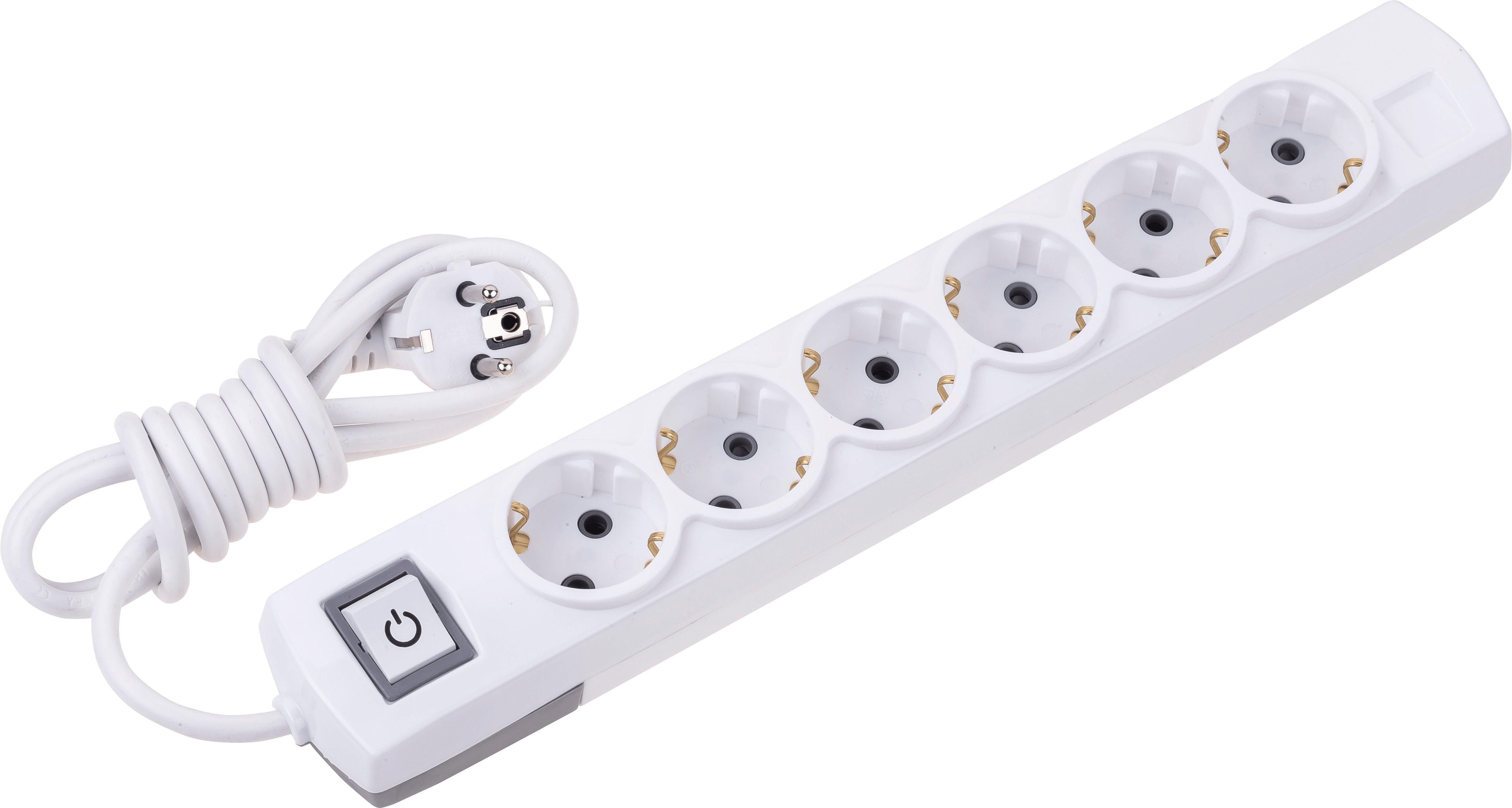 KONZA 6 LI TOPRAKLI ANAHTARLI 5 MT KABLOLU GRUP PRİZ 6011-5