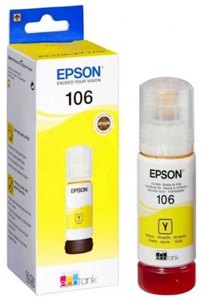 Mürəkkəb EPSON 106 ECOTANK YE INK BOTTLE