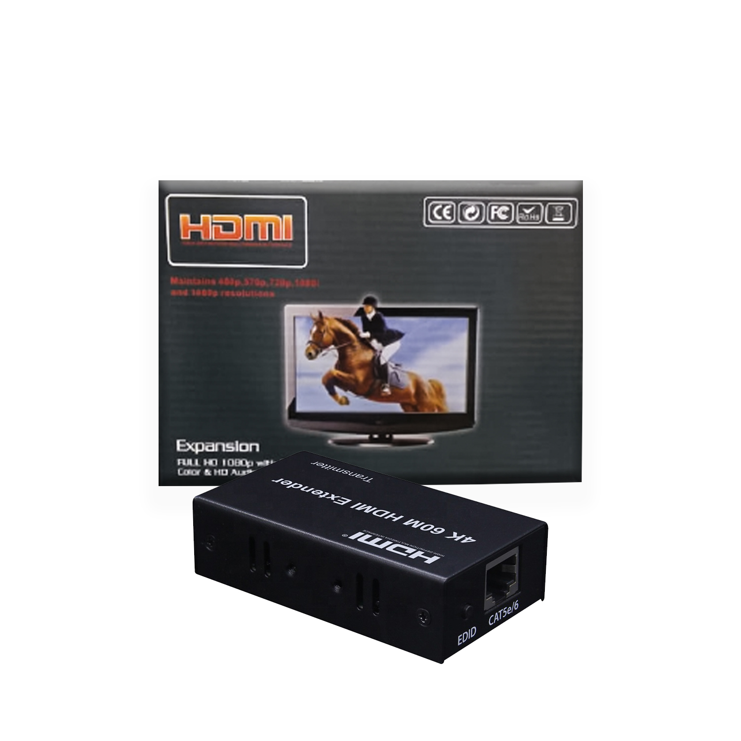 Ekstender HDMI EXTENDER BY LAN 60M
