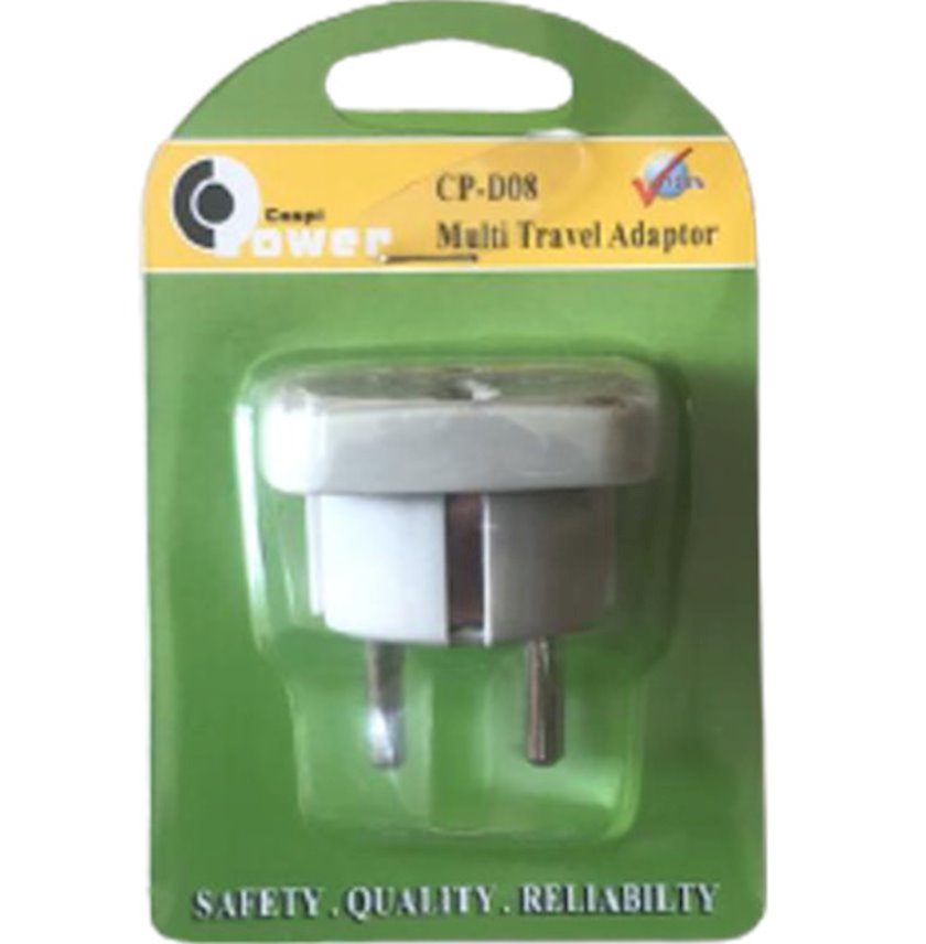 Ötürücü CASPİ POWER CP-D08 MULTI TRAVEL ADAPTOR