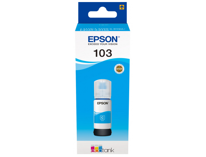 Чернила EPSON 103 ECOTANK CYAN INK BOTTLE