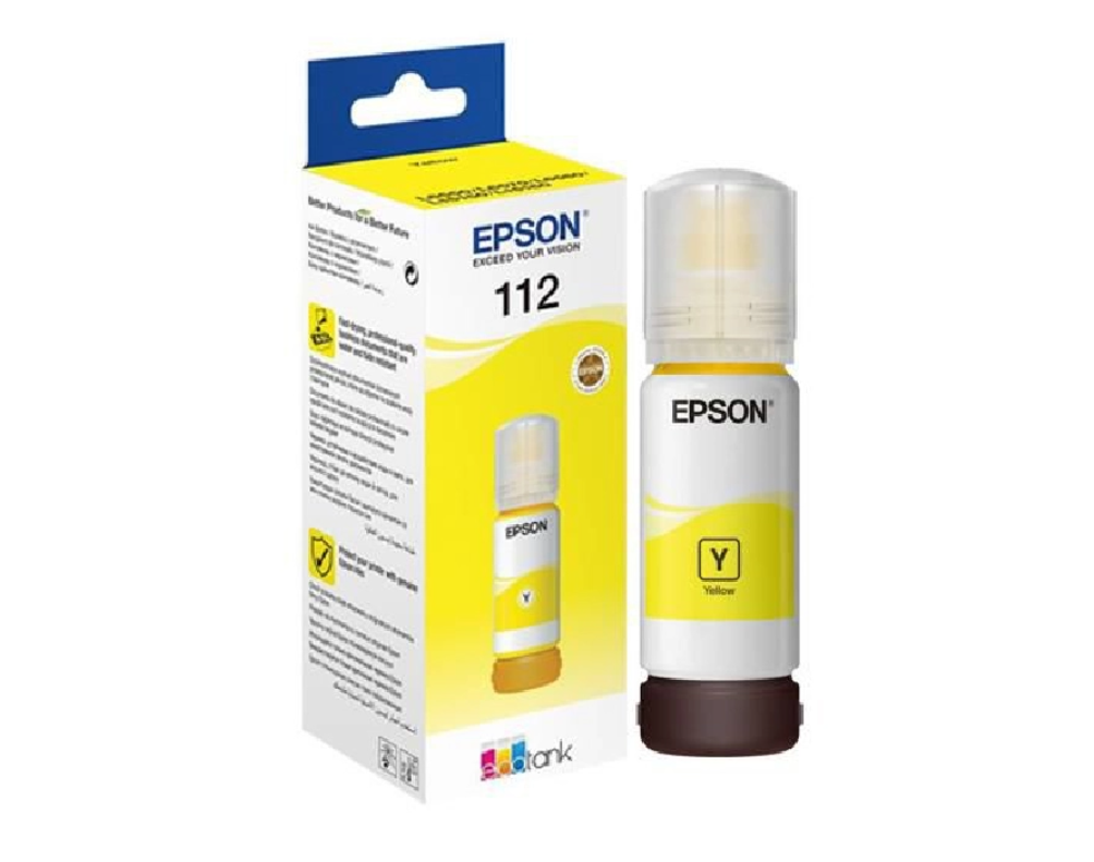 Mürəkkəb EPSON 112 ECOTANK YELLOW INK BOTTLE