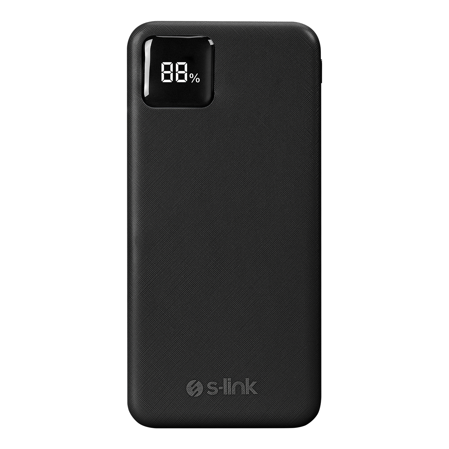 SGM S-link G104 10000mAh 2*USB+Type-C+Micro Kompakt Tasarım Siyah LCD Taşınabilir Pil Şarj Cihazı Powerbank