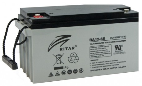 Batareya RITAR DC12-65(12V65AH)168X175X335