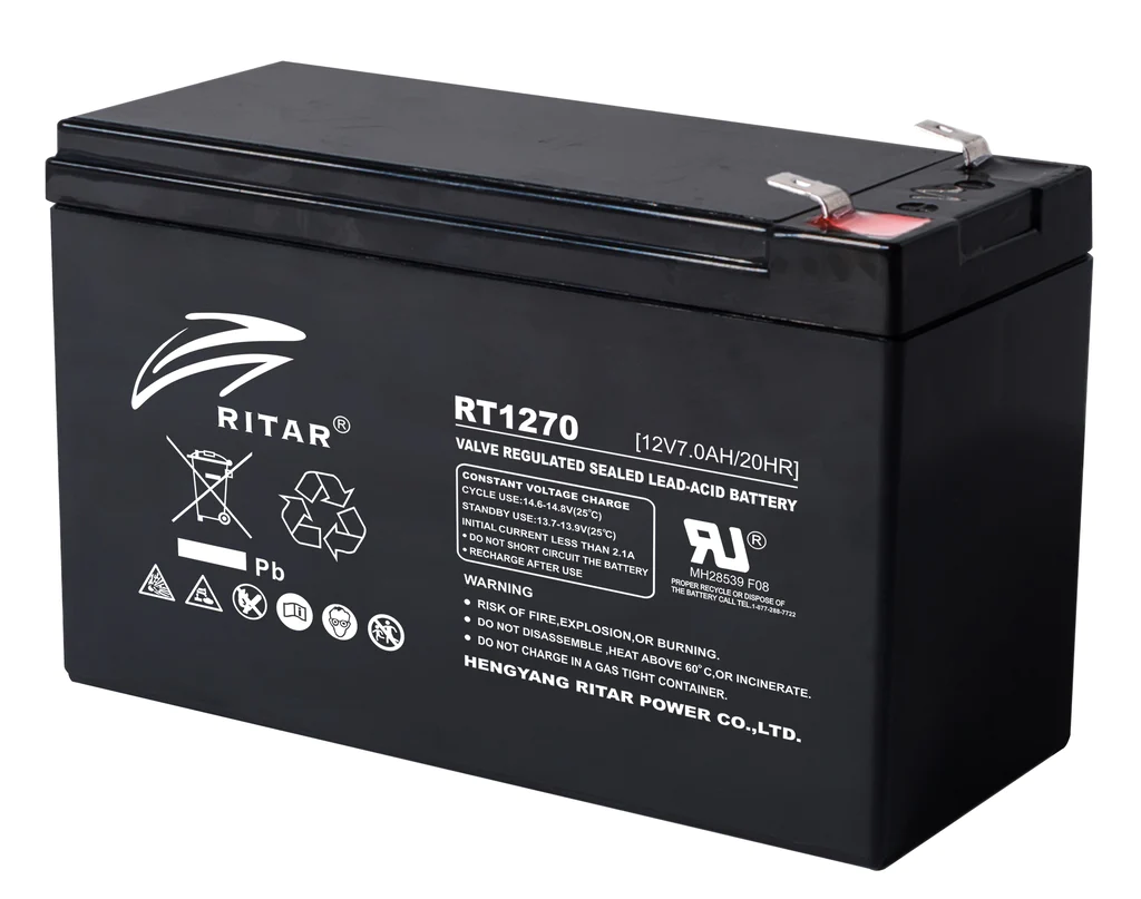Akumulyator RITAR AGM 12V7A RT1270 F1/F2 151*65*94 (100)