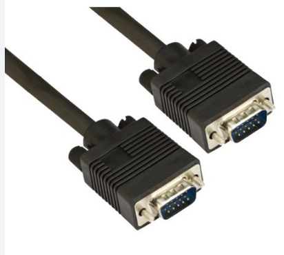 VCOM CG341D-15M VGA CABLE HD 15M M 3+4+2 FERRITE NICKEL PLATED BLACK MOLDED CONNECTOR 15M