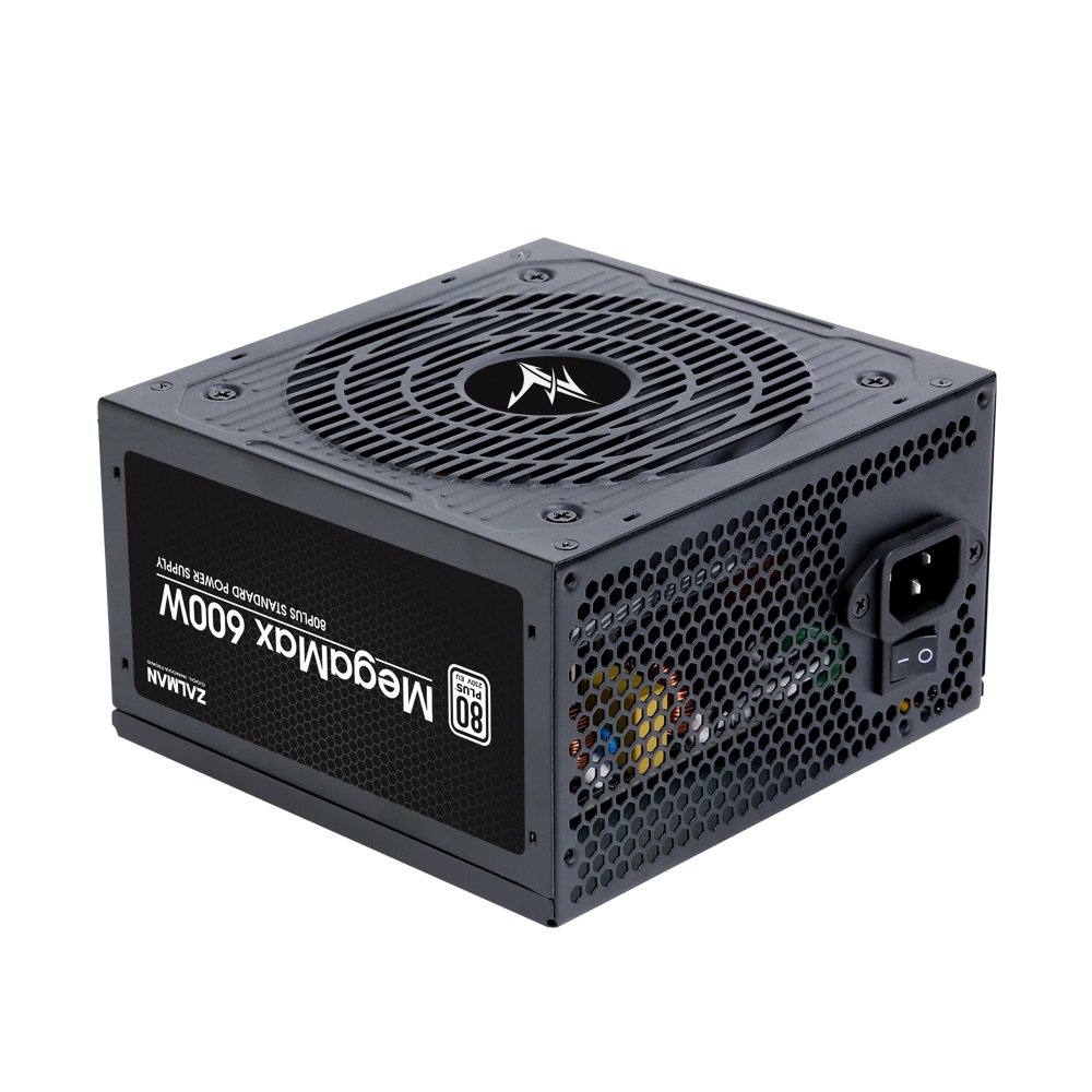 Enerji təchizatı ZALMAN ZM600-TXII/MEGAMAX600W 80+ ZM600-TXII, 600W, ATX12V V2.31, APFC, 12CM FAN, 80+ 230V EU