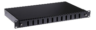 Sürüşən yamaq paneli SHTURMANN 12 PORT SC/DX RACK MOUNTED EMPTY PATCH PANEL WITH GUIDEWAY SLT 41170