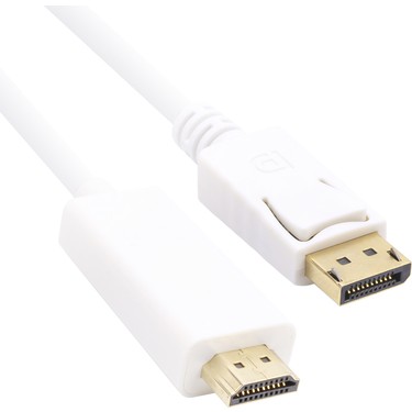 Konnektor VCOM CG605L-1.8 DISPLAY PORT  M/HDMI  AM ,1080P@60HZ ,24K GOLD PLATED CONNECTOR,WHITE