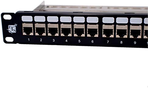 Patch panel ERAT CAT6A 1U 24 PORT FTP MODULER PATCH PANEL EDP-1UC6AFW-24