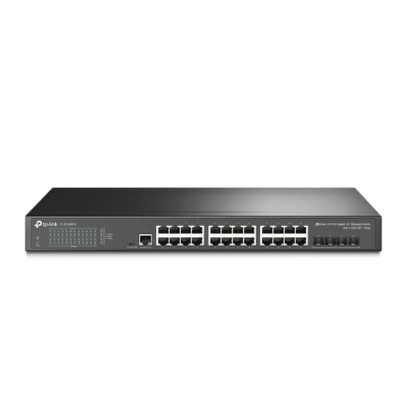 TP -LINK TL-SG3428X JetStream 24-Port Gigabit L2+ Managed Switch with 4 10GE SFP+ Slots