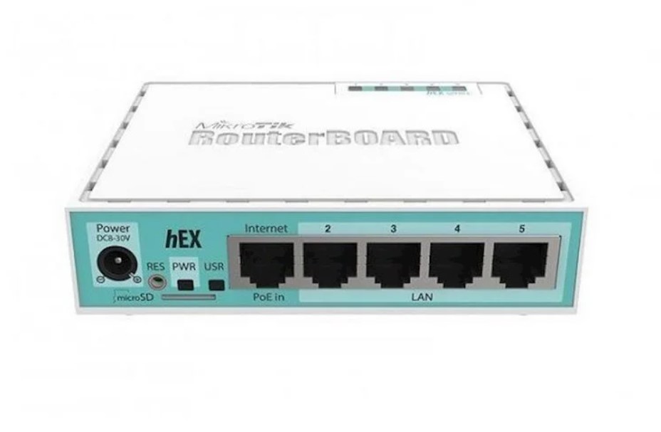 Wi-Fi Router MikroTik HEX (RB750Gr3)