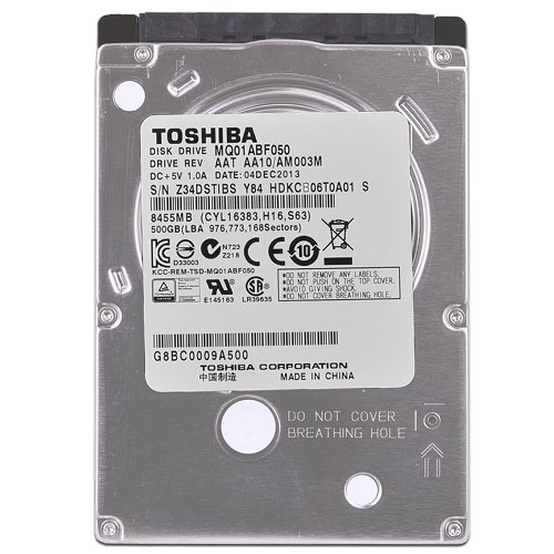 Sərt disk HDD TOSHIBA 500GB 2.5 SATA INTERNAL for NOTEBOOK MQ01ABF050