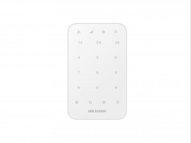 Klaviatura DS-PK1-E-WE LED KEYPAD AX PRO HIKVISION