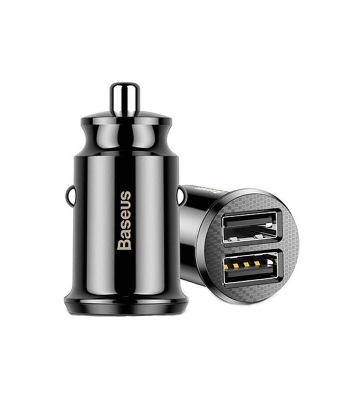 Avtomobil üçün enerji toplayıcı cihaz BASEUS CCALL-ML01 GRAIN CAR CHARGER BLACK