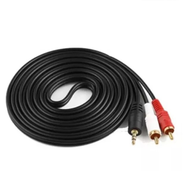 Kabel 2 IN 1 AUX 1,5M AUDIO VIDEO