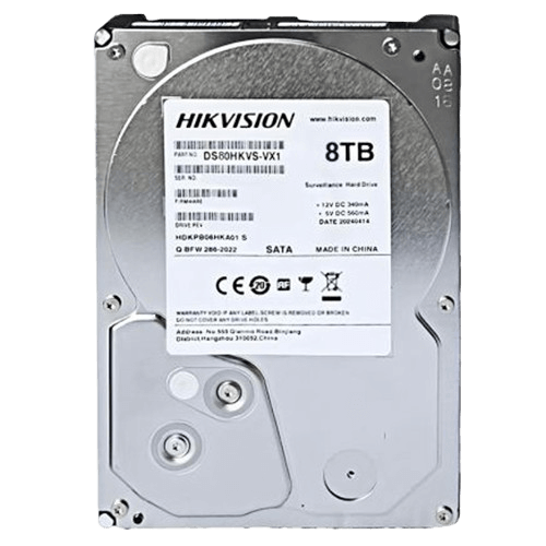 Hikvision DS80HKVS-VX1 8TB HDD