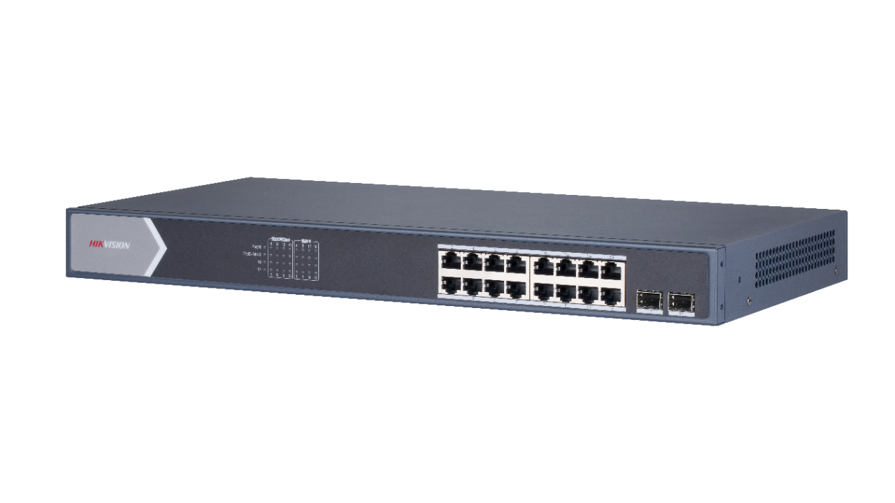 PoE Kommutator DS-3E1518P-EI Gigabit Web-Managed PoE Switch HIKVISION
