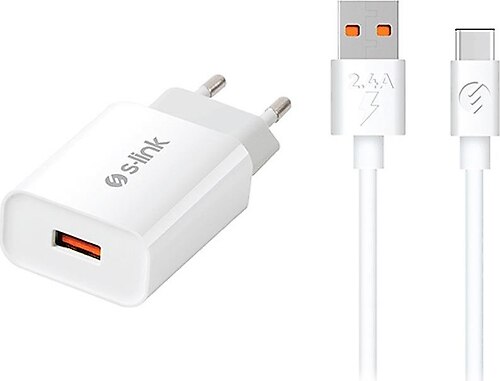 Adapter dəsti SGM S-link SL-EC13T 3500mA Ev Charger 18W + 2.4A Type-C USB Quick 3.0 Quick Charge Adapter Set