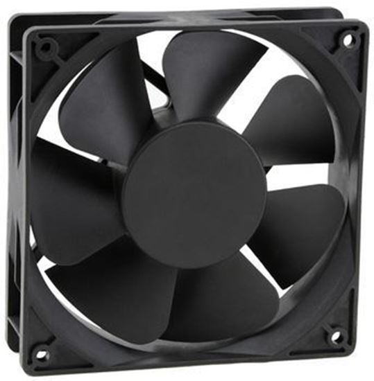 Ventilyator VCOM COOLING FAN BLACK ALUMINIUM ALLOY OF THE LACQUER THAT BAKE 120 120 38 MM BLACK D1260