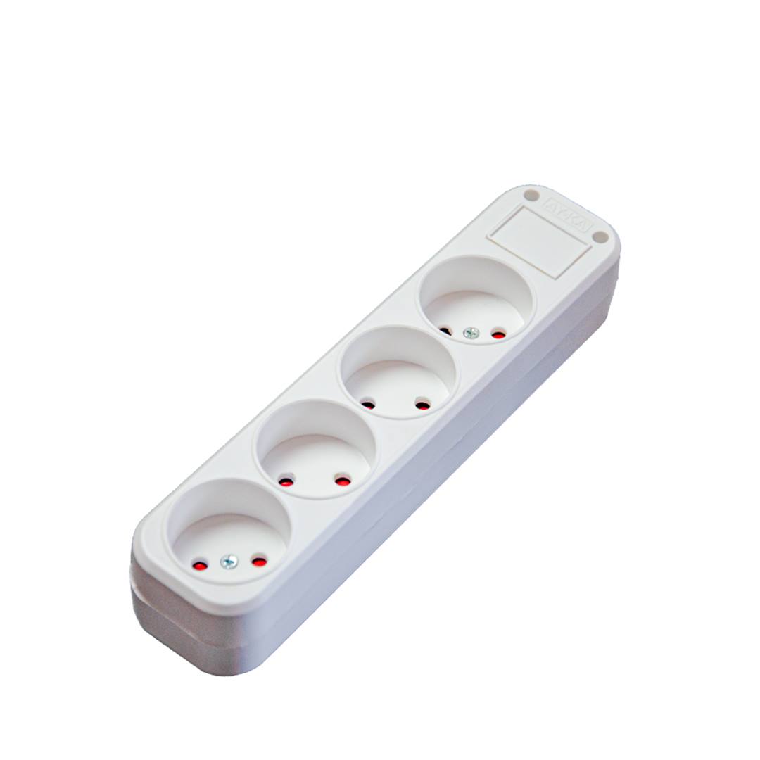 AY-KA 4 GANG UNGROUNDED GROUP SOCKET 22 410 00