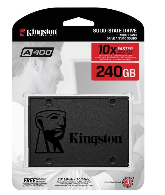 Daxili yaddaş KINGSTON SA400S37/240G 240GB A400 SATA3 2.5 SSD +0+ ELK