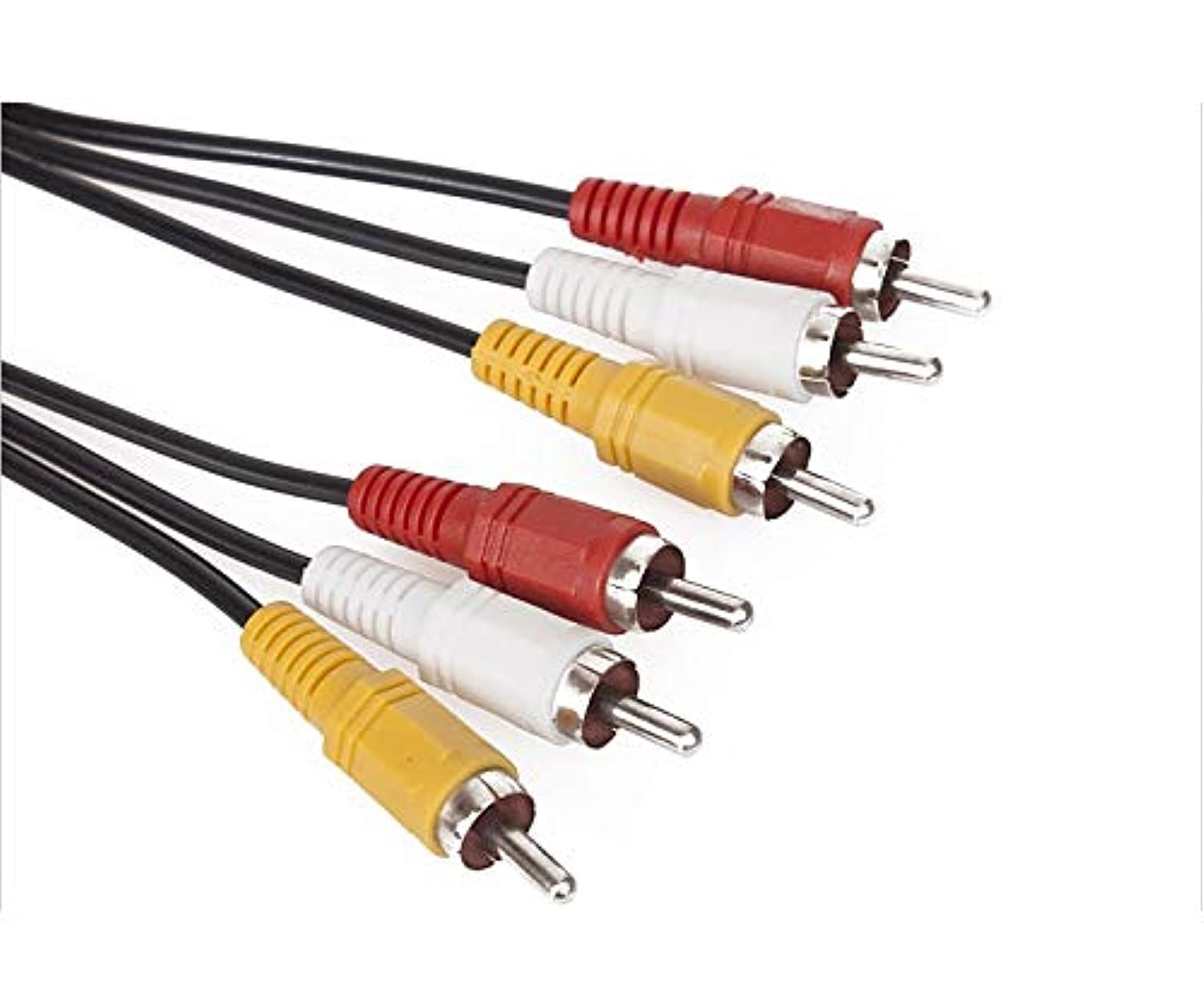 Kabel VCOM 3RCA M/ 3RCA M 3M,BLACK CABLE CV033-3M