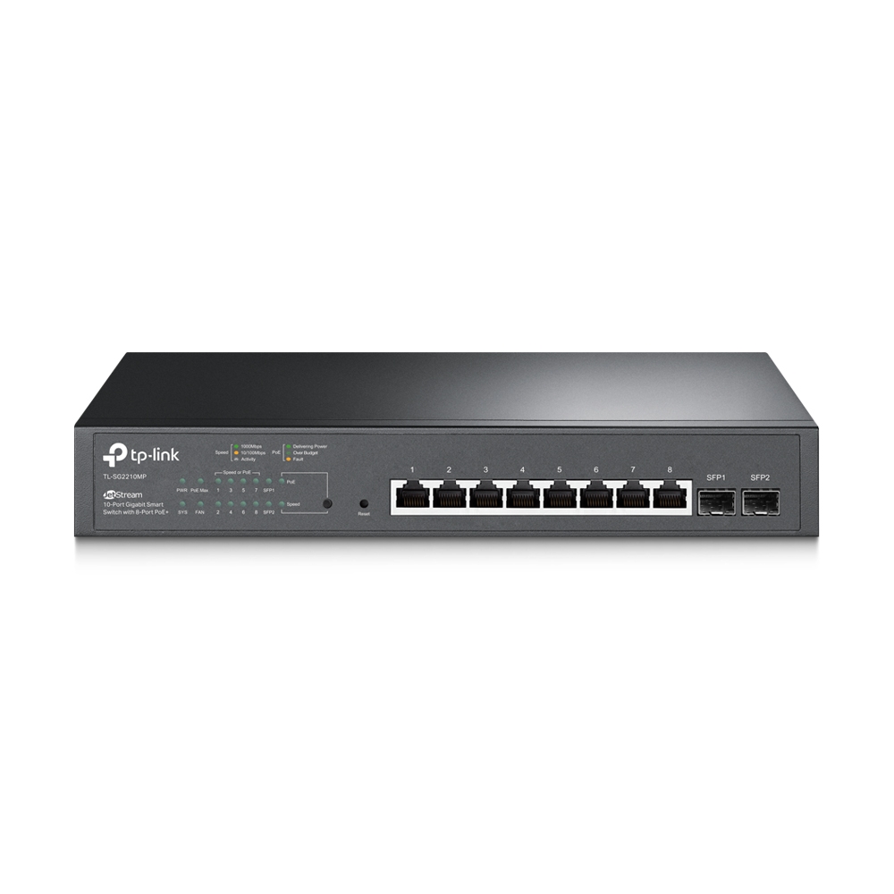 Kommutator TP -LINK TL-SG2210MP 10 PORT GIGABIT SMART POE SWITCH