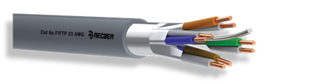 Recber Cable CAT6A F/FTP 4x2x23 AWG SL500 500M
