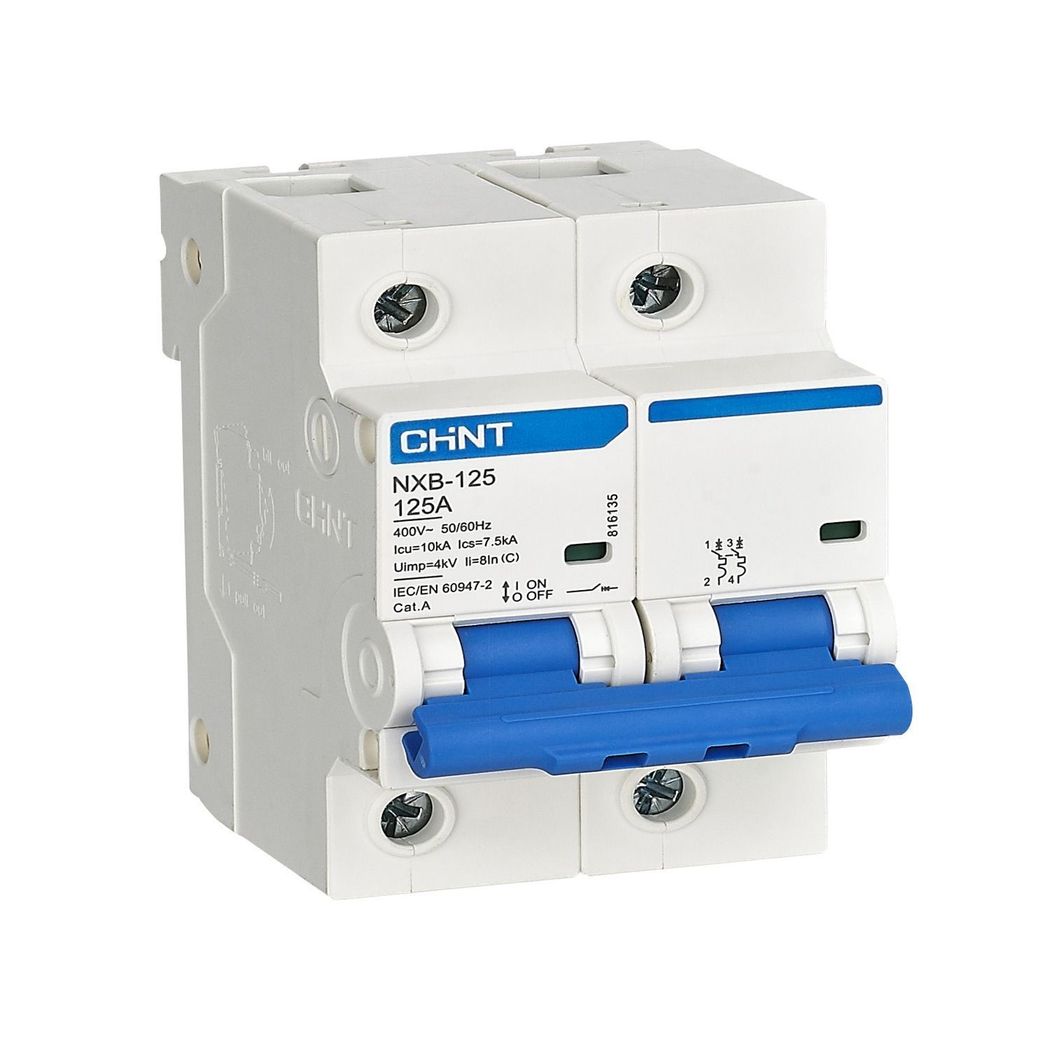 Avtomat Açar NXB-125 2P 100А 10кА x-ka D (R)